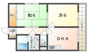 レジデンスヘイワの物件間取画像